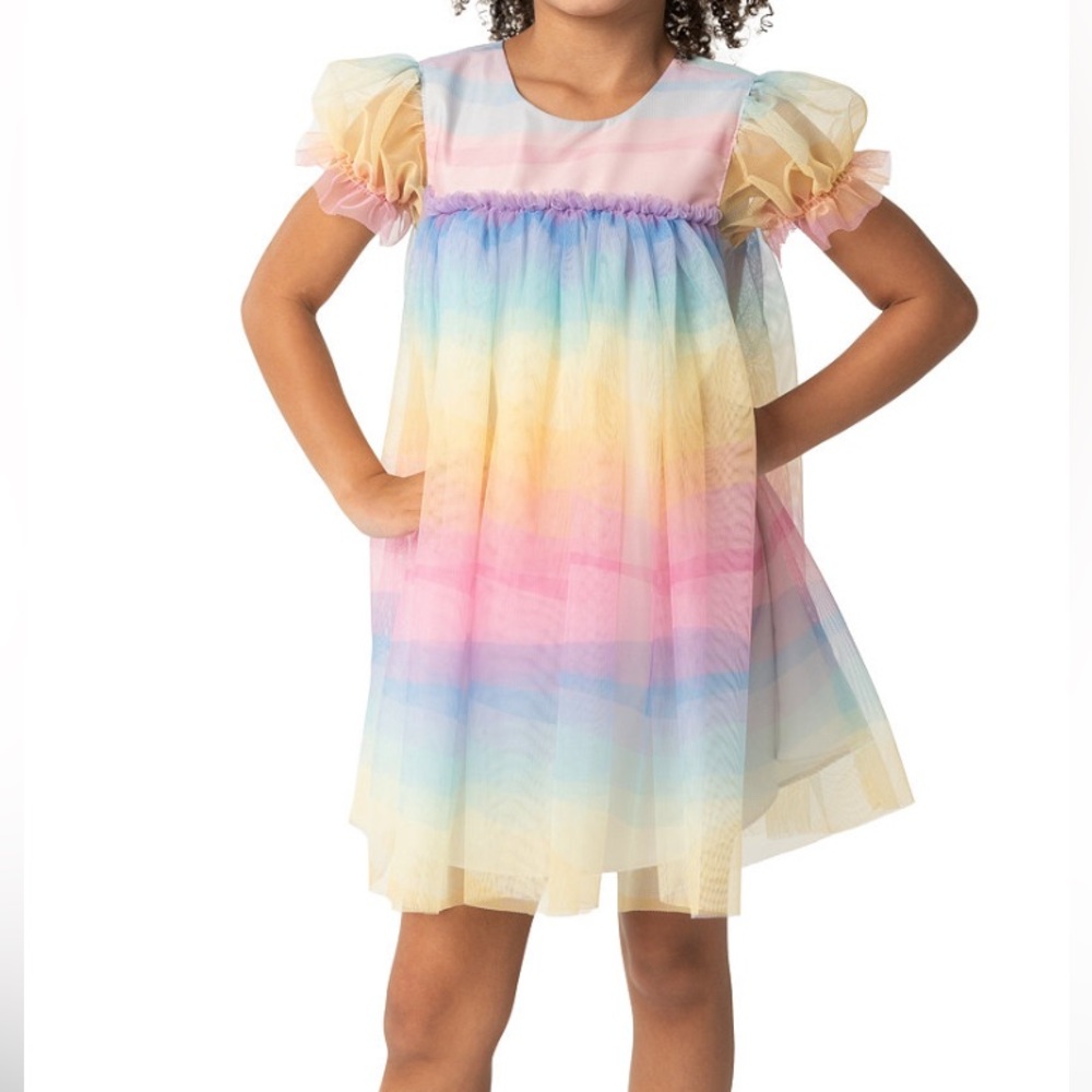 Rainbow Kids Casual Dress- 3T